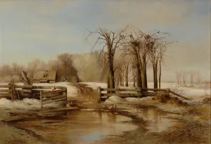 Russian Countryside Landscape Drucke: Spring day