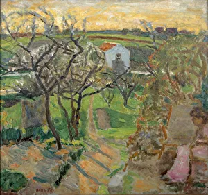 Nabis Art Movement Drucke: Spring sunset, 1909. Creator: Bonnard, Pierre (1867-1947)