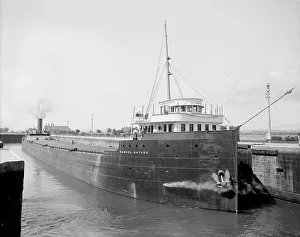 Detroit Publishing Company Artwork Drucke: S.S. Samuel Mather, (1908?). Creator: Unknown