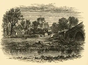 Welsh Landscapes Drucke: St. Asaph, 1898. Creator: Unknown
