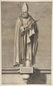 St Augustine Drucke: St. Augustine. n. d. Creator: Nicolas Pitau