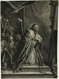 Sankt Karl Borromäus, n.d., Künstler: Gerhard Edelink