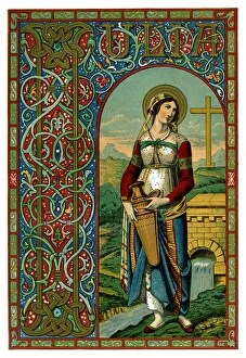 Christian Martyr Drucke: St Julia, 1886
