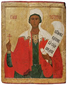 Russian Heritage Art Drucke: St. Paraskeve Pyatnitsa, unknown date. Creator: Unknown