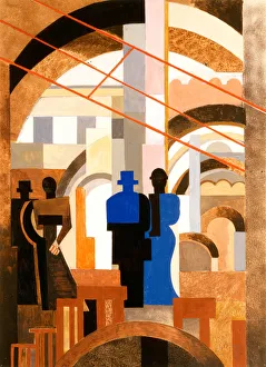 Theatrical Scenic Painting Drucke: Stage design, 1925