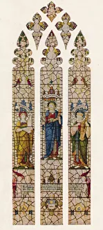 Religious Artwork For Sale Drucke: Stained glass window. Creator: Unknown