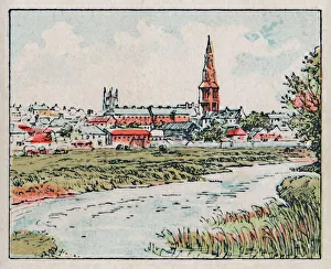 English Market Towns Drucke: Stamford, c1910