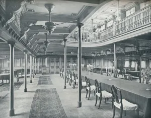 King George V Era Drucke: The State Dining Room, 1911