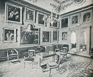 Windsor Castle Interior Drucke: The State Dressing Room at Windsor Castle, c1899, (1901). Artist: HN King