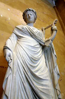 Roman Sculpture Art Drucke: Statue of Terpsichore, Muse of Dances