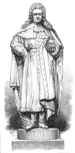 British Sculpture Drucke: Statue of William III. by T. Woolner, in Westminster Hall, 1868. Creator: Unknown