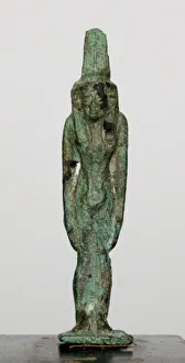 Third Intermediate Period Artifacts Drucke: Statuette of the Goddess Nephthys, Egypt, Third Intermediate Period-Late Period