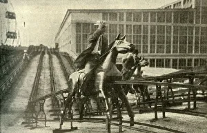 Der Steeplechase, 1910. Künstler: Unbekannt.