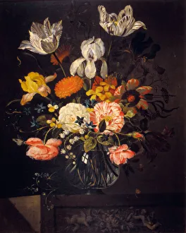 Bildnis mit Blumen. Künstler: Marrel, Jacob (1614-1681)