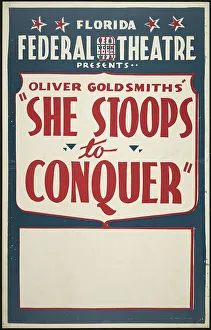 She Stoops to Conquer, Jacksonville, FL 1938 - Eine Aufführung des Florida Federal Theatre