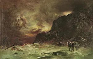 Sturm bei Wellington-Headen um 1908 von Petrus van der Velden