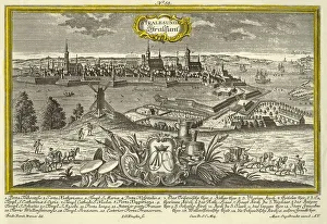 Zeichnung Drucke: Stralsund, um 1740. Künstler: Johann Georg Ringlin