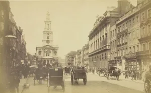 London Cityscape 19th Century Drucke: The Strand, 1850-1900. Creator: Unknown