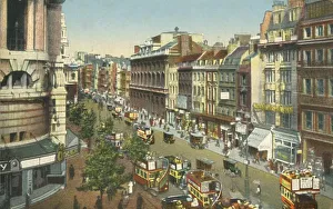 Early 20th Century London Drucke: The Strand, London, c1910. Creator: Unknown