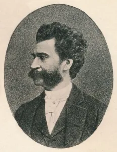 Austrian Musician Drucke: Strauss. 1895