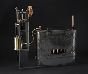 Stringfellow-Dampfmaschine, 1868. Erfinder: John Stringfellow