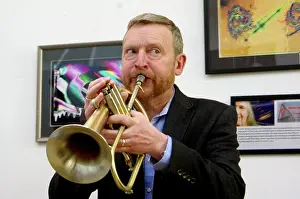 Stuart Henderson, Stuart Henderson Quartett, Clocktower Cafe Jazz Club, Croydon, London, April 2025. Ersteller: Brian OConnor. Stuart Henderson, Stuart Henderson Quartett, Clocktower Cafe Jazz Club, Croydon, London ,April 2025