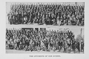 American Education History Drucke: The students of one school, 1922. Creator: Unknown