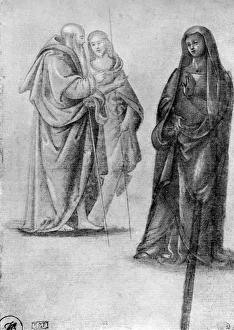 Florentine Painter Drucke: Studies of saints, attributed to Orcagna, 1913. Artist: Andrea Orcagna