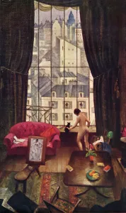 Ein Atelier in Montparnasse, c1926, (1935). Künstler: CRW Nevinson
