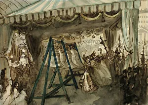 Nineteenth Century French Artists Drucke: Study, 1856. Creator: Constantin Guys