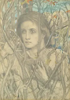 Romantic Era Art Gallery Drucke: Study for 'Alastor'. Creator: George Wilson