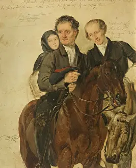 Aberdeen Archives Images Drucke: Study for 'Covenanters Preaching', c1830. Creator: George Harvey