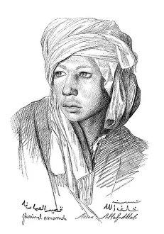 Jean Leon Gerome Artwork Drucke: A Study, by JL Gerome, 1899
