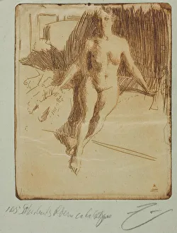 Studium aus dem Modell, 1898. Ersteller: Andreas Leopold Zorns