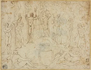 Studium für eine Dissertation Schlussvortrag an Herzog von Mantua, 1616/19. Ersteller: Lodovico Carracci
