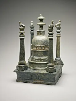 Schatzkiste Stupa, kuschitisches Zeitalter um das Jahrhundert 2. Schöpfer unbekannt