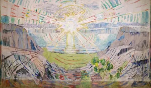 Edvard Munch Norway Drucke: The Sun