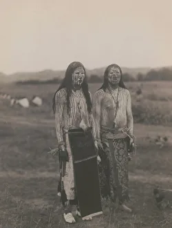 American Indian Heritage Drucke: Sun dance pledgers-Cheyenne, c1910. Creator: Edward Sheriff Curtis