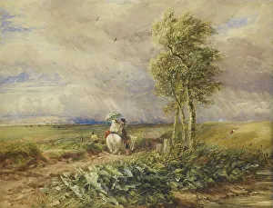 David Cox The Elder Paintings Drucke: Sun, Wind and Rain, 1845. Creator: David Cox the Elder