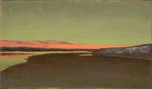 Sonnenuntergang (Kouer du Soleil), 1898. Schöpfer: Dulac, Charles-Marie (* 1865; † 1898)