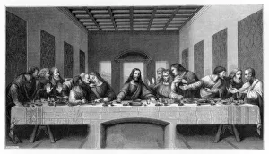 The Last Supper Drucke: The Last Supper, 1498 (1870)