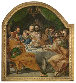 The Last Supper Drucke: The Last Supper, 1544. Creator: Anon