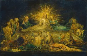 Das letzte Abendmahl, 1799. Künstler: William Blake