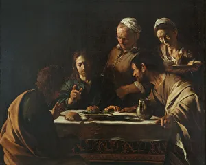 Christianity Art Images Drucke: The Supper at Emmaus, 1606