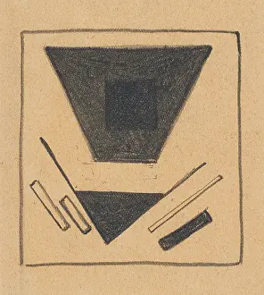 Private Collection Artworks Sale Drucke: Suprematist Composition: Projected Plane