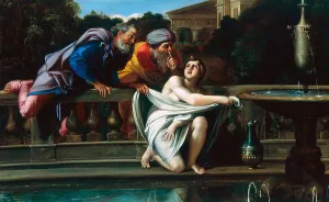 Susanne und die Ältesten, 1672. Schöpferin: Carracci, Annibale (1560-1609)