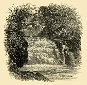 British Scenic Landscapes Drucke: The Swallow Falls, 1898. Creator: Unknown