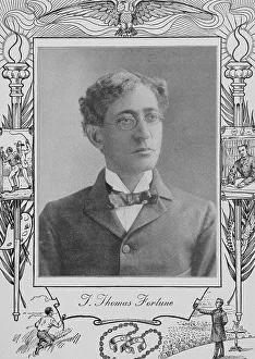Civil Rights Movement Leader Drucke: T. Thomas Fortune [recto], 1902. Creator: Unknown