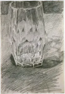 Still Life Art Drucke: A Table-glass, 1904