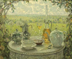 Spring Landscape Painting Drucke: Table, Spring